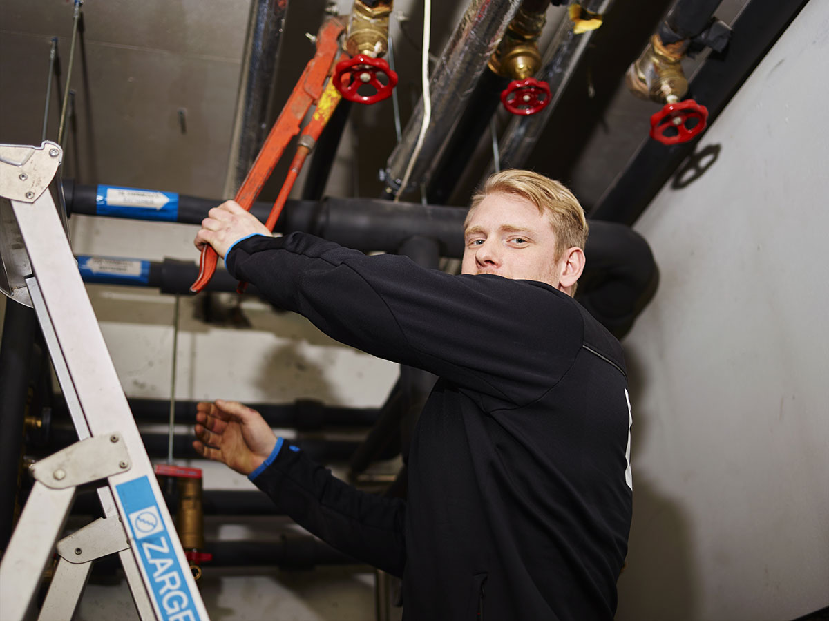 VB Rørlegger i arbeid