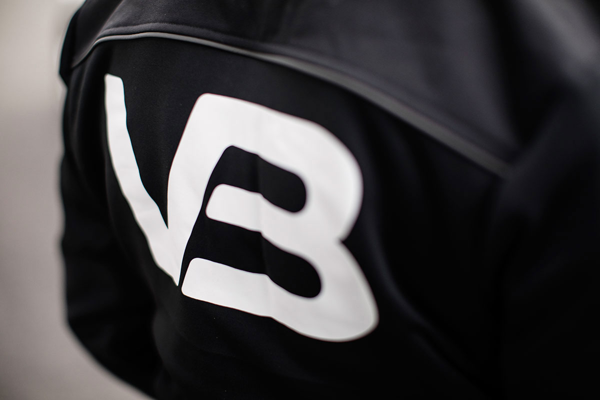 VB logo bakpå arbeidsjakke